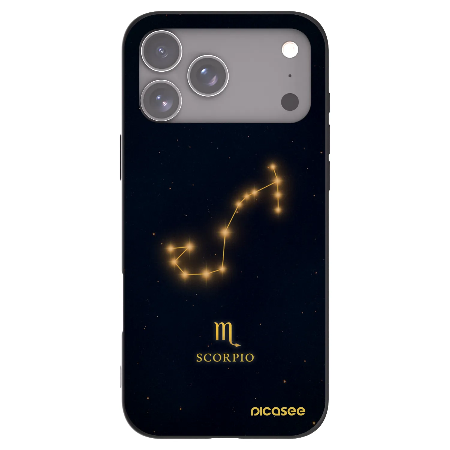 Picasee crna silikonska maskica za Apple iPhone 18 Pro Max - SCORPIO