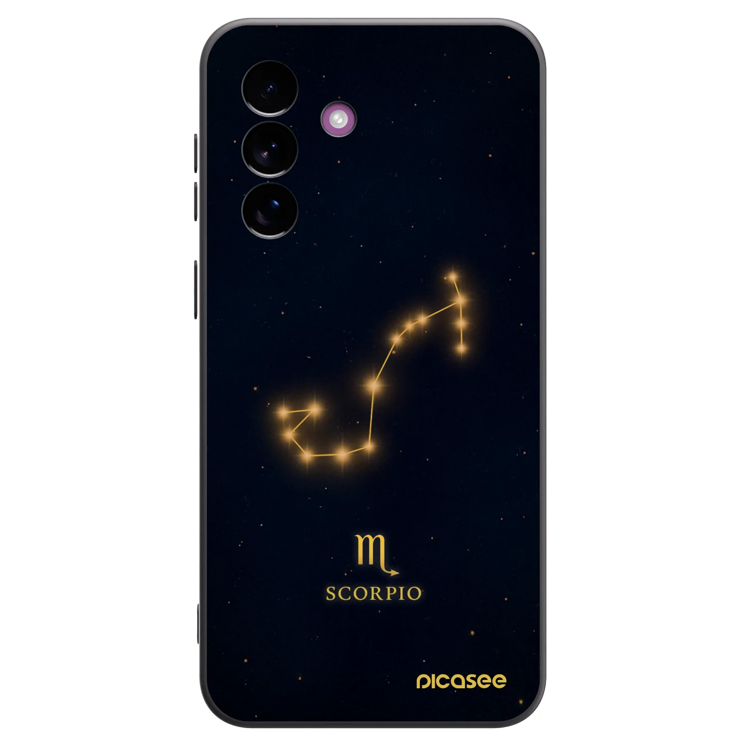 Picasee crna silikonska maskica za Samsung Galaxy A37 - SCORPIO