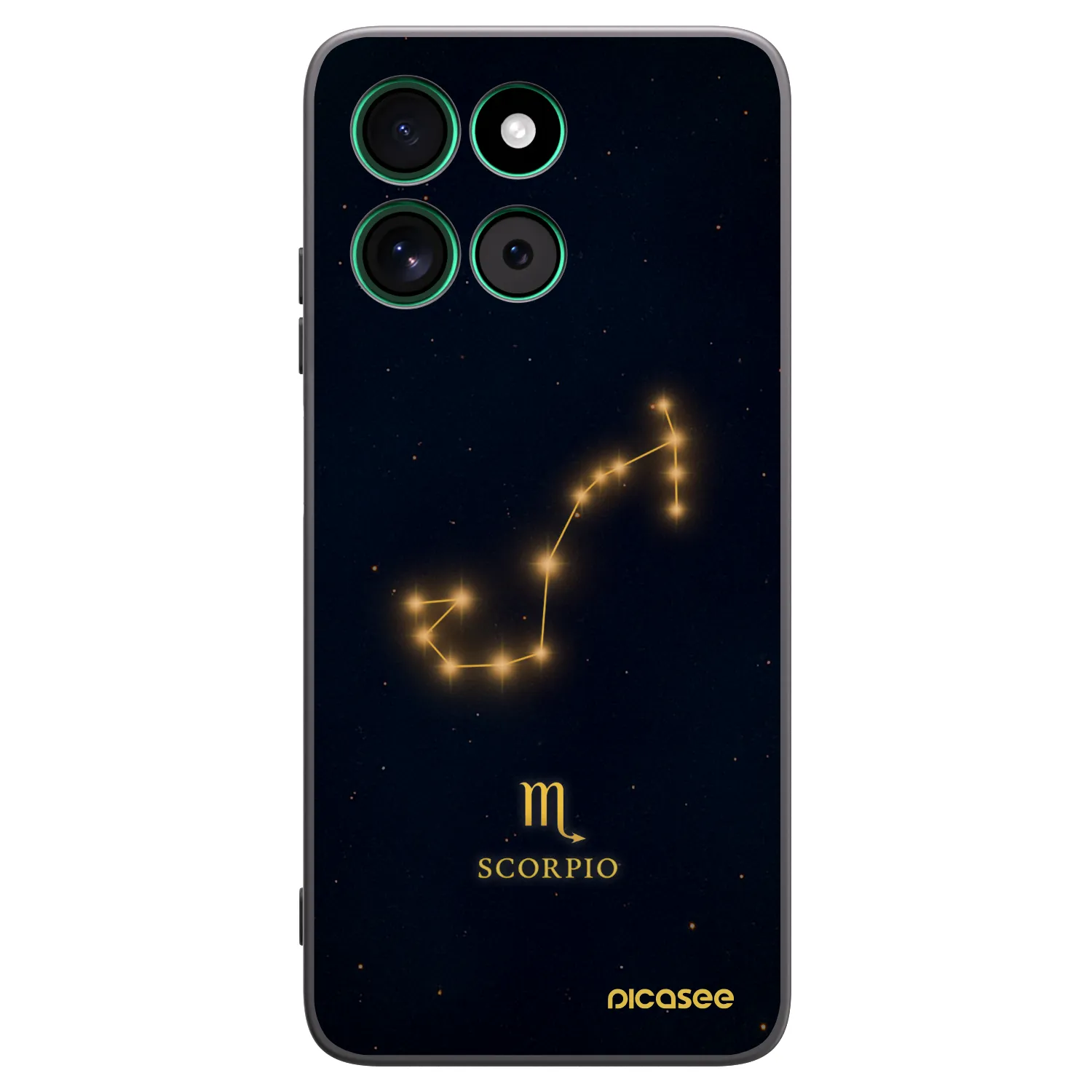 Picasee crna silikonska maskica za Motorola Moto G57 Power - SCORPIO