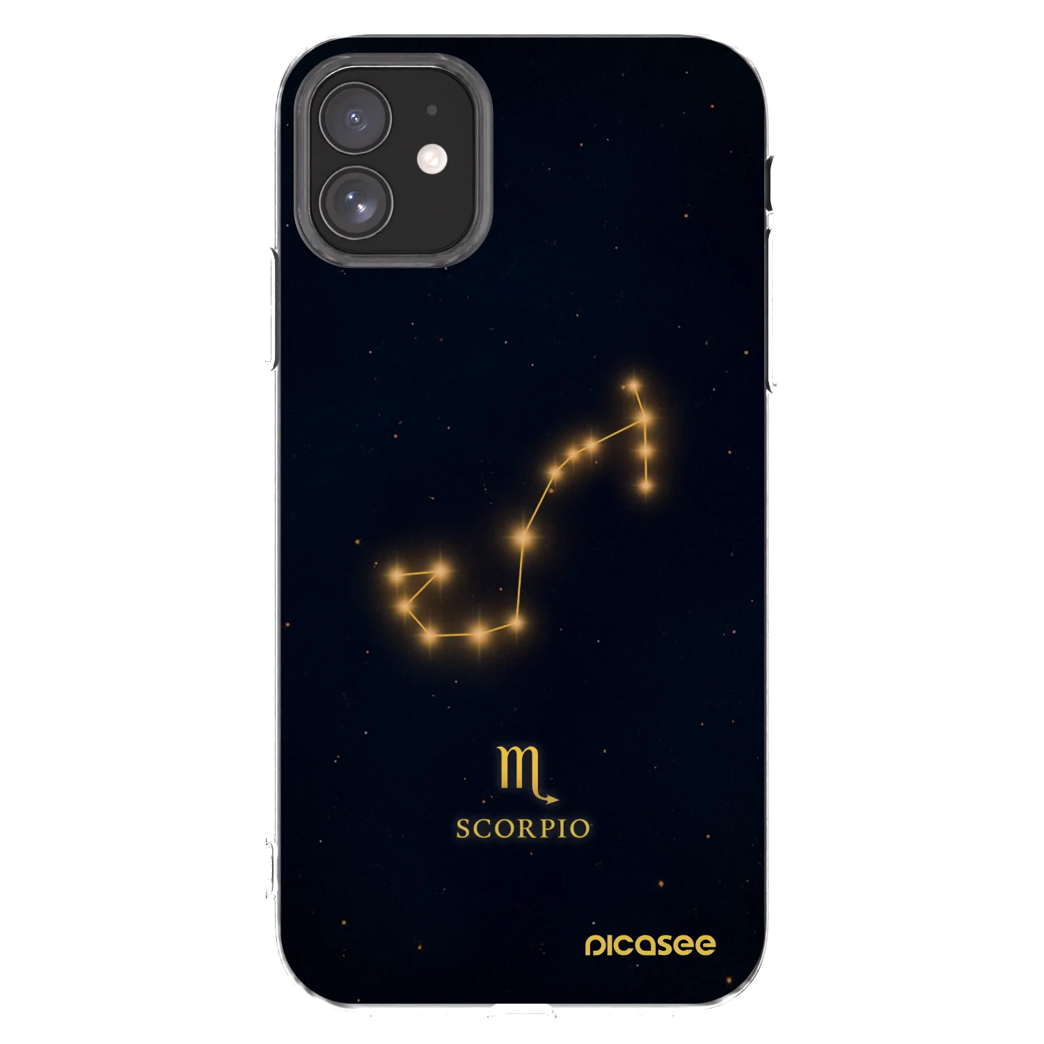 Picasee silikonska prozirna maskica za Apple iPhone 11 - SCORPIO