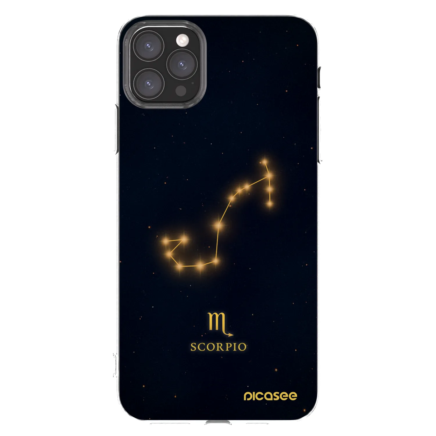 Picasee silikonska prozirna maskica za Apple iPhone 11 Pro Max - SCORPIO