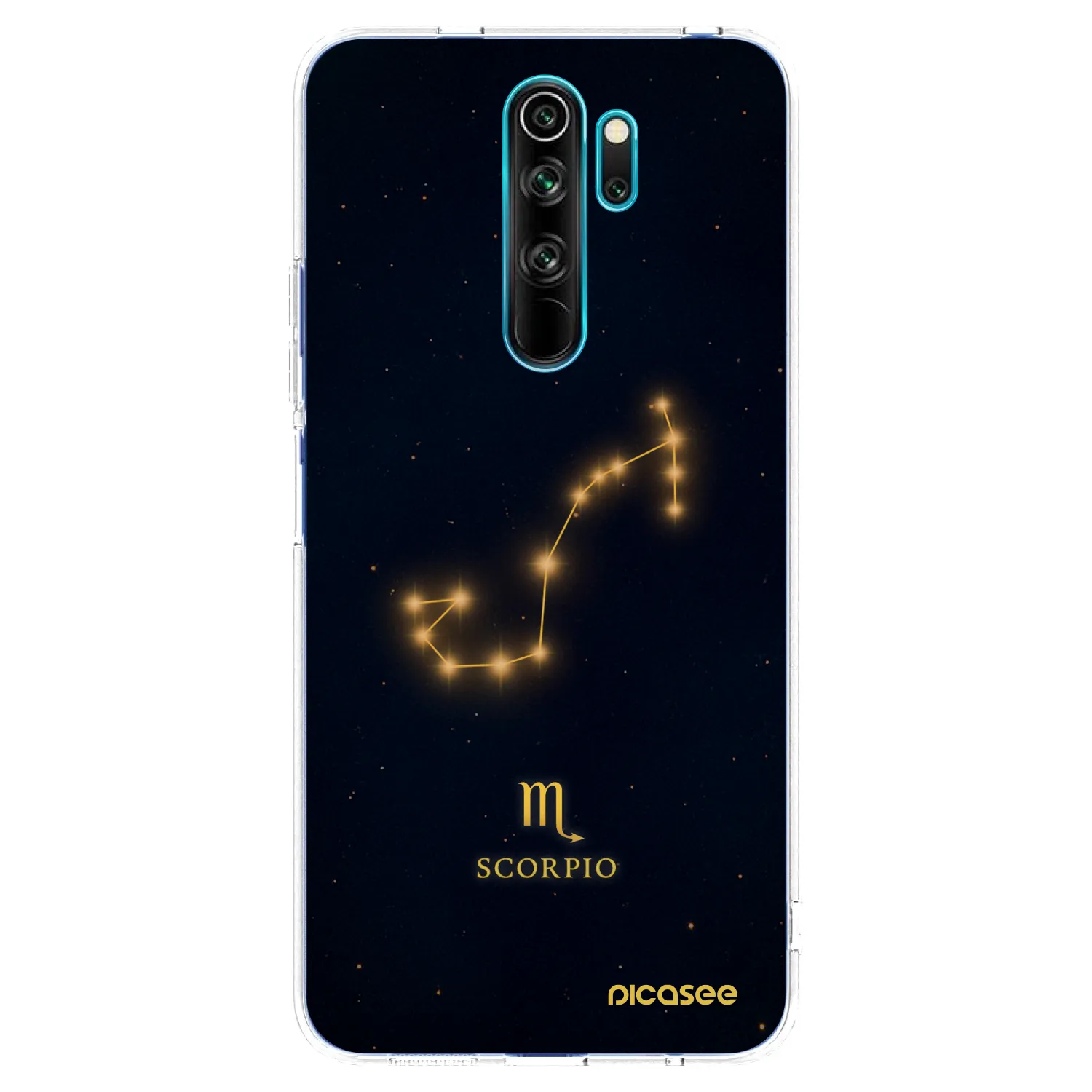 Picasee silikonska prozirna maskica za Xiaomi Redmi Note 8 Pro - SCORPIO