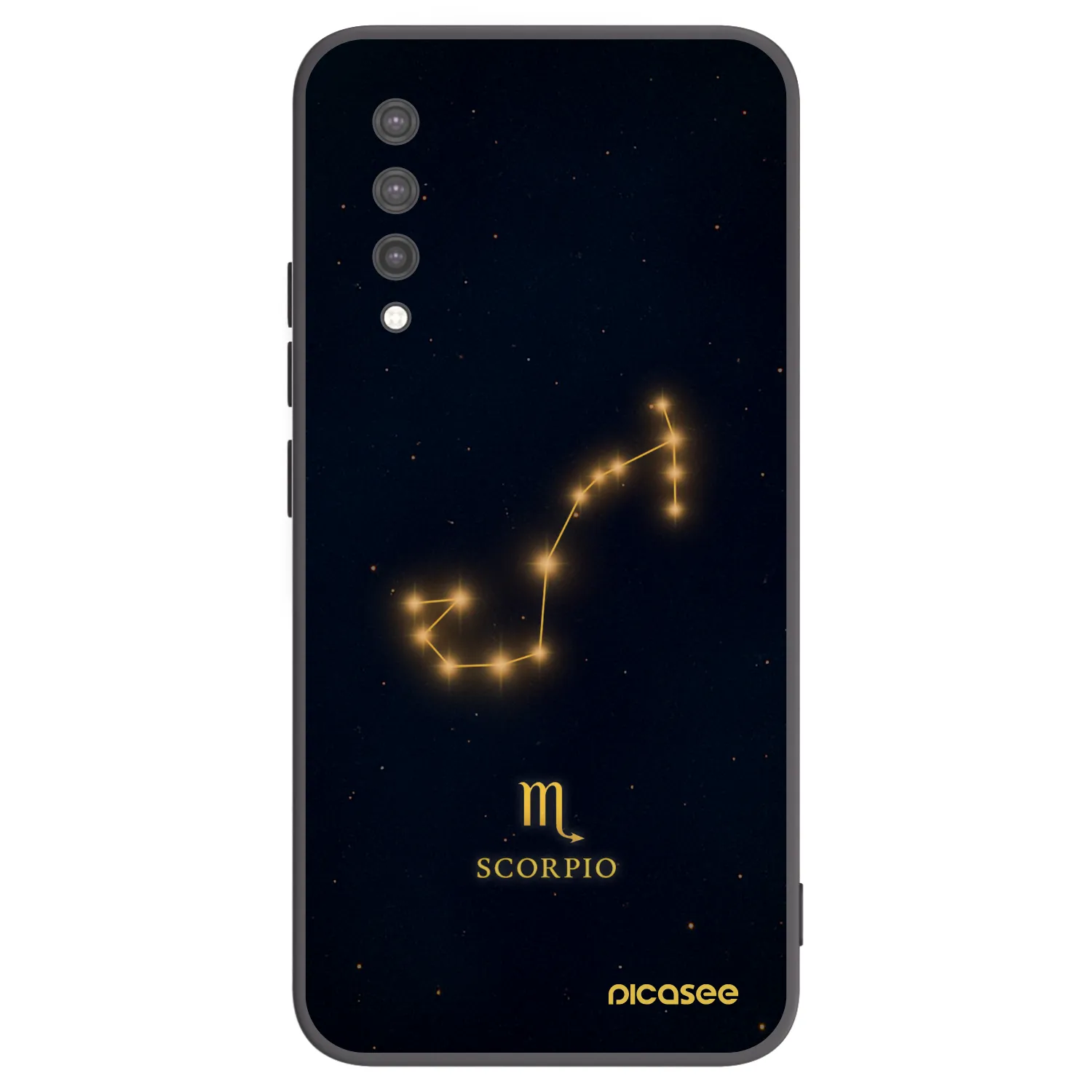 Picasee crna silikonska maskica za Xiaomi Mi 9 Lite - SCORPIO