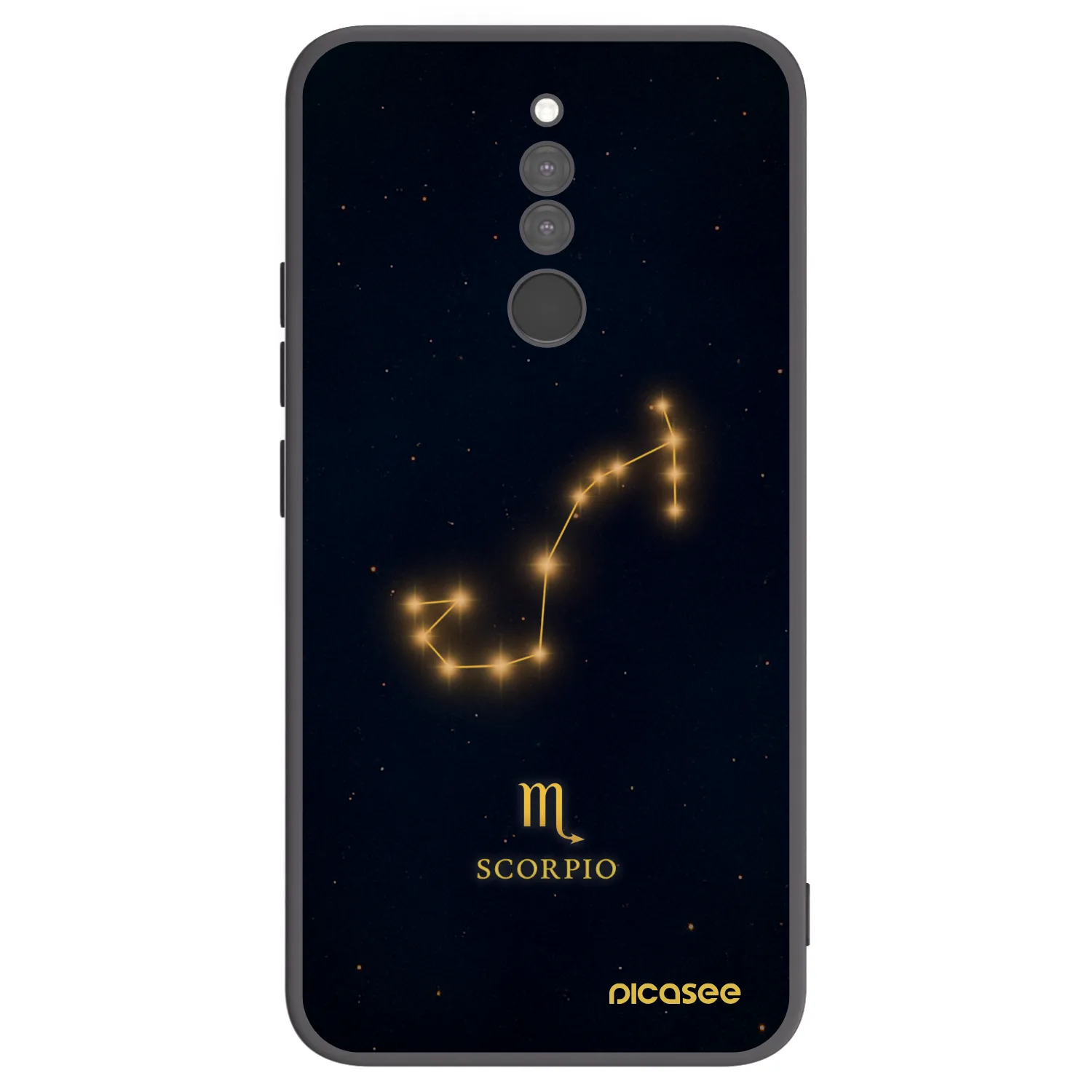 Picasee crna silikonska maskica za Xiaomi Redmi 8 - SCORPIO