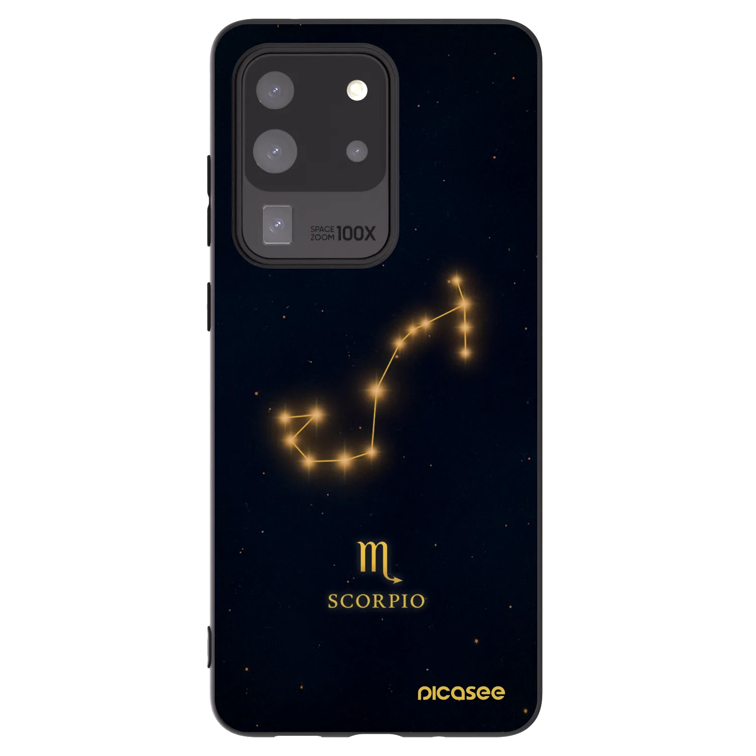 Picasee crna silikonska maskica za Samsung Galaxy S20 Ultra 5G G988F - SCORPIO