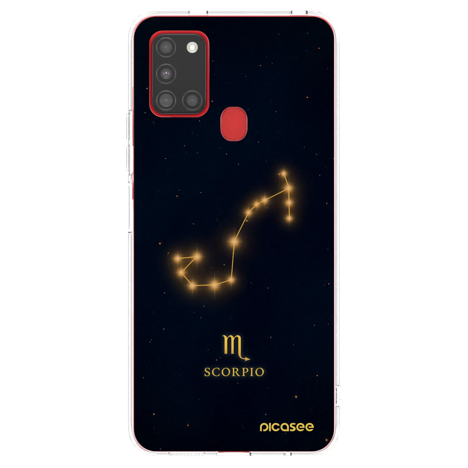 Picasee silikonska prozirna maskica za Samsung Galaxy A21s - SCORPIO