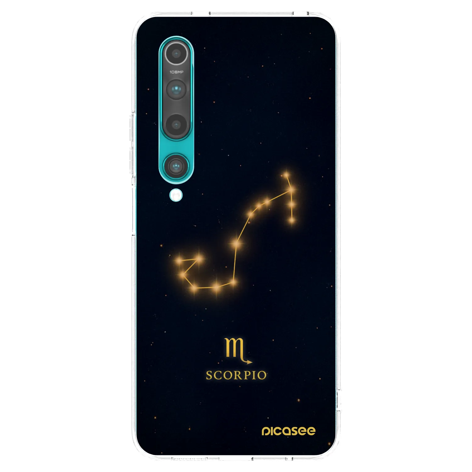 Picasee silikonska prozirna maskica za Xiaomi Mi 10 - SCORPIO