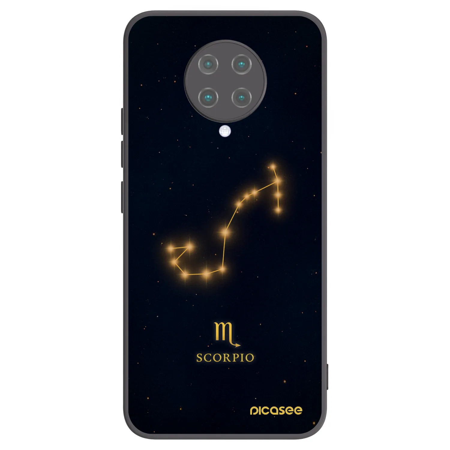 Picasee crna silikonska maskica za Xiaomi Poco F2 Pro - SCORPIO