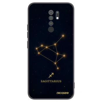 Picasee crna silikonska maskica za Xiaomi Redmi 9 - SAGITTARIUS