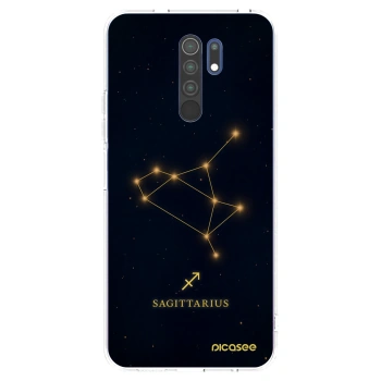 Picasee silikonska prozirna maskica za Xiaomi Redmi 9 - SAGITTARIUS