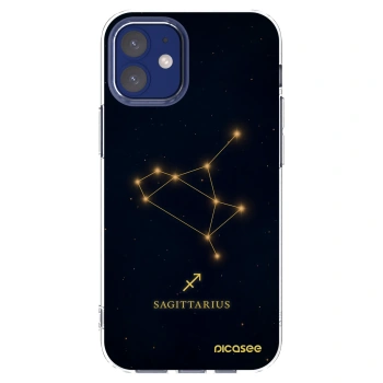 Picasee silikonska prozirna maskica za Apple iPhone 12 mini - SAGITTARIUS