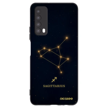 Picasee crna silikonska maskica za Huawei P Smart 2021 - SAGITTARIUS