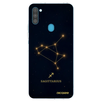 Picasee silikonska prozirna maskica za Samsung Galaxy M11 - SAGITTARIUS