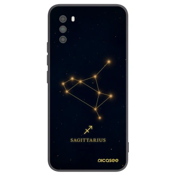 Picasee crna silikonska maskica za Xiaomi Poco M3 - SAGITTARIUS