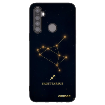 Picasee crna silikonska maskica za Realme 6i - SAGITTARIUS