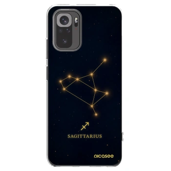 Picasee silikonska prozirna maskica za Xiaomi Redmi Note 10 - SAGITTARIUS