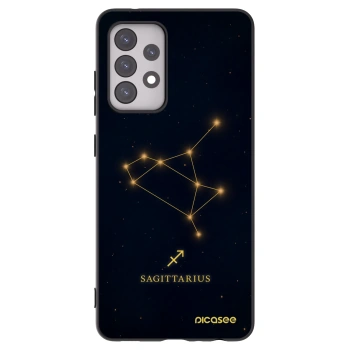 Picasee crna silikonska maskica za Samsung Galaxy A52 5G A525F - SAGITTARIUS