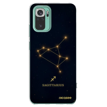 Picasee silikonska prozirna maskica za Xiaomi Redmi Note 10 Pro - SAGITTARIUS