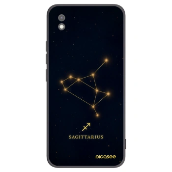 Picasee crna silikonska maskica za Xiaomi Redmi 9AT - SAGITTARIUS