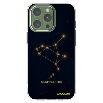 Picasee silikonska prozirna maskica za Apple iPhone 13 Pro - SAGITTARIUS