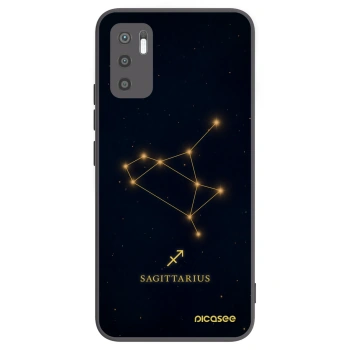 Picasee crna silikonska maskica za Xiaomi Redmi Note 10 5G - SAGITTARIUS