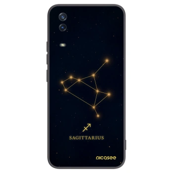 Picasee crna silikonska maskica za Vivo Y11s - SAGITTARIUS