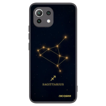 Picasee crna silikonska maskica za Xiaomi 11 Lite 5G NE - SAGITTARIUS