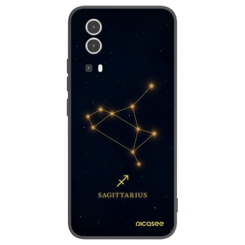 Picasee crna silikonska maskica za Vivo Y72 5G - SAGITTARIUS