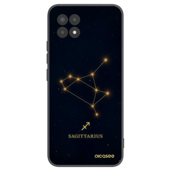 Picasee crna silikonska maskica za Realme 8i - SAGITTARIUS