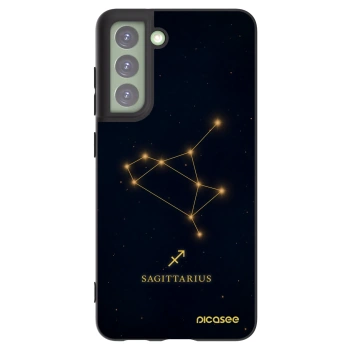 Picasee crna silikonska maskica za Samsung Galaxy S21 FE 5G - SAGITTARIUS