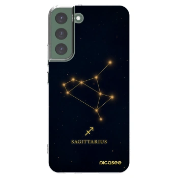 Picasee silikonska prozirna maskica za Samsung Galaxy S22+ 5G - SAGITTARIUS