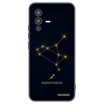 Picasee crna silikonska maskica za Vivo V23 5G - SAGITTARIUS