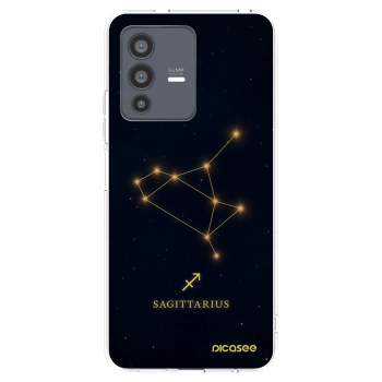 Picasee silikonska prozirna maskica za Vivo V23 5G - SAGITTARIUS