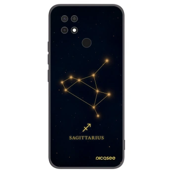 Picasee crna silikonska maskica za Xiaomi Redmi 10C - SAGITTARIUS