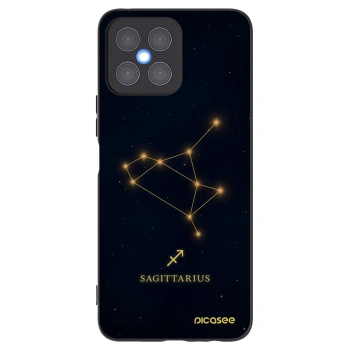 Picasee crna silikonska maskica za Honor X8 4G - SAGITTARIUS