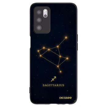 Picasee crna silikonska maskica za OPPO A16s - SAGITTARIUS