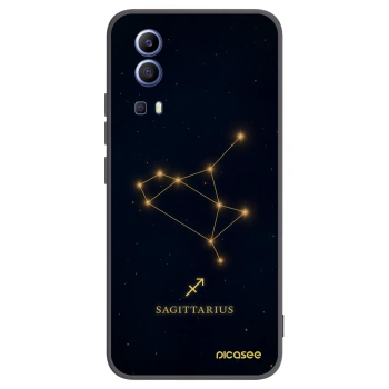 Picasee crna silikonska maskica za Vivo Y52 5G - SAGITTARIUS