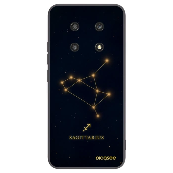 Picasee crna silikonska maskica za Honor Magic4 Lite 5G - SAGITTARIUS