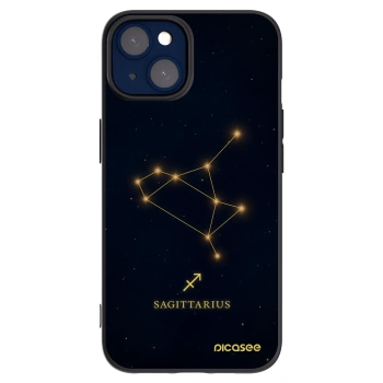 Picasee crna silikonska maskica za Apple iPhone 14 - SAGITTARIUS