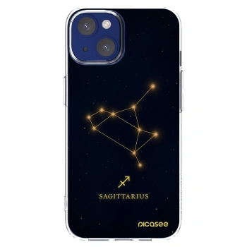 Picasee silikonska prozirna maskica za Apple iPhone 14 - SAGITTARIUS