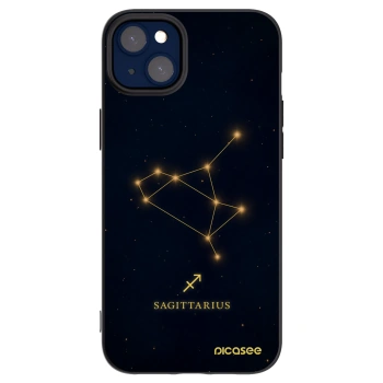 Picasee crna silikonska maskica za Apple iPhone 14 Plus - SAGITTARIUS
