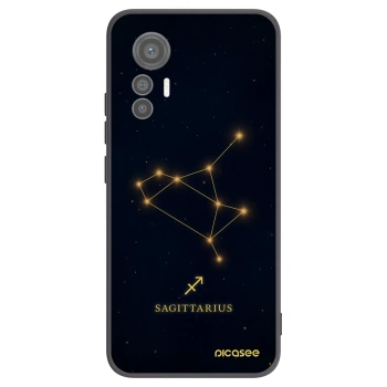 Picasee crna silikonska maskica za Xiaomi 12 Lite - SAGITTARIUS