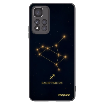 Picasee crna silikonska maskica za Xiaomi Redmi Note 11 Pro+ 5G - SAGITTARIUS