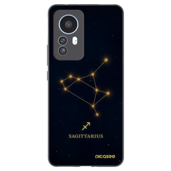 Picasee crna silikonska maskica za Xiaomi 12T - SAGITTARIUS