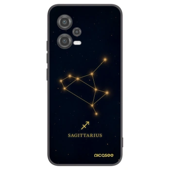 Picasee crna silikonska maskica za Xiaomi Poco X5 - SAGITTARIUS