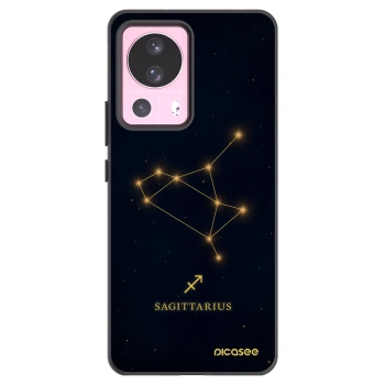Picasee crna silikonska maskica za Xiaomi 13 Lite - SAGITTARIUS