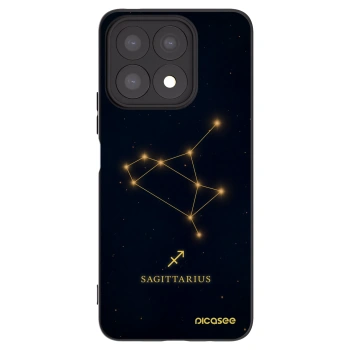 Picasee crna silikonska maskica za Honor X8a - SAGITTARIUS