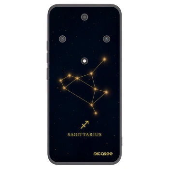 Picasee crna silikonska maskica za Honor Magic5 Lite 5G - SAGITTARIUS