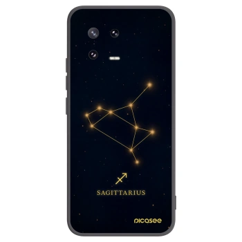 Picasee crna silikonska maskica za Xiaomi 13 Pro - SAGITTARIUS