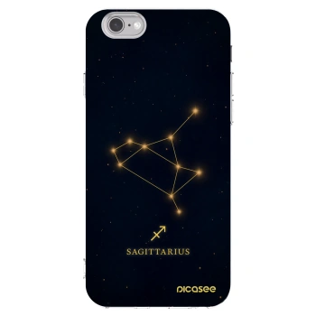 Picasee silikonska prozirna maskica za Apple iPhone 6/6S - SAGITTARIUS